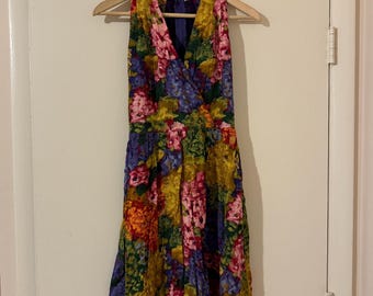 Vintage 90s Floral Dress