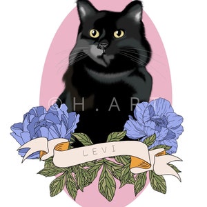 Custom Digital Pet Portraits