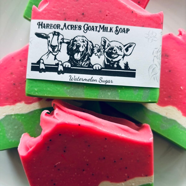 Watermelon Sugar Goats Milk Soap