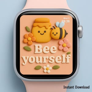 Aesthetic Apple Watch Wallpaper, Minimalist Watch Face PNG, Motivational Quote Wallpaper, Smartwatch Design,Digital Download for Apple Watch