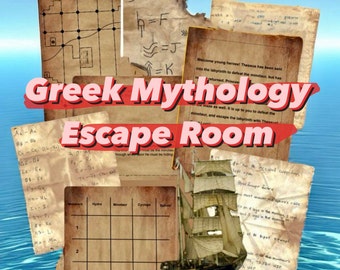 Greek Myth Escape Room for fans of Percy Jackson