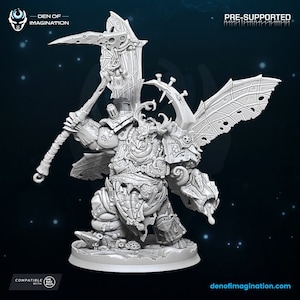 Plague Father - Den of Imagination - Tabletop Wargaming Miniature Sci-Fi/Fantasy/Daemon - 28mm/30mm Tabletop model kit
