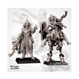 Skeleton Prince/King - Txarli Factory - Tabletop Wargaming Miniature Sci-Fi/Fantasy/Daemon - 28mm/30mm Tabletop model kit