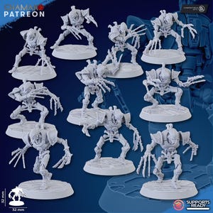 10 x Rippers - Ghamak - Tabletop Wargaming Miniature Sci-Fi/Fantasy/Daemon - 28mm/30mm Tabletop model kit