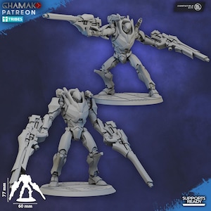 Vorash Grymn Fire Bastion (2 modellen) - Ghamak - tafelmodel Wargaming miniatuur scifi/fantasie/daemon