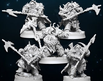 疫病の海兵隊 - デスガード - プロペイントされたウォーハンマー 40K