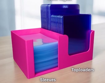 CardCare Deluxe - TCG Top Loader and Sleeve Dispenser | Trading Card Organizer l TCG & collectable card accessories