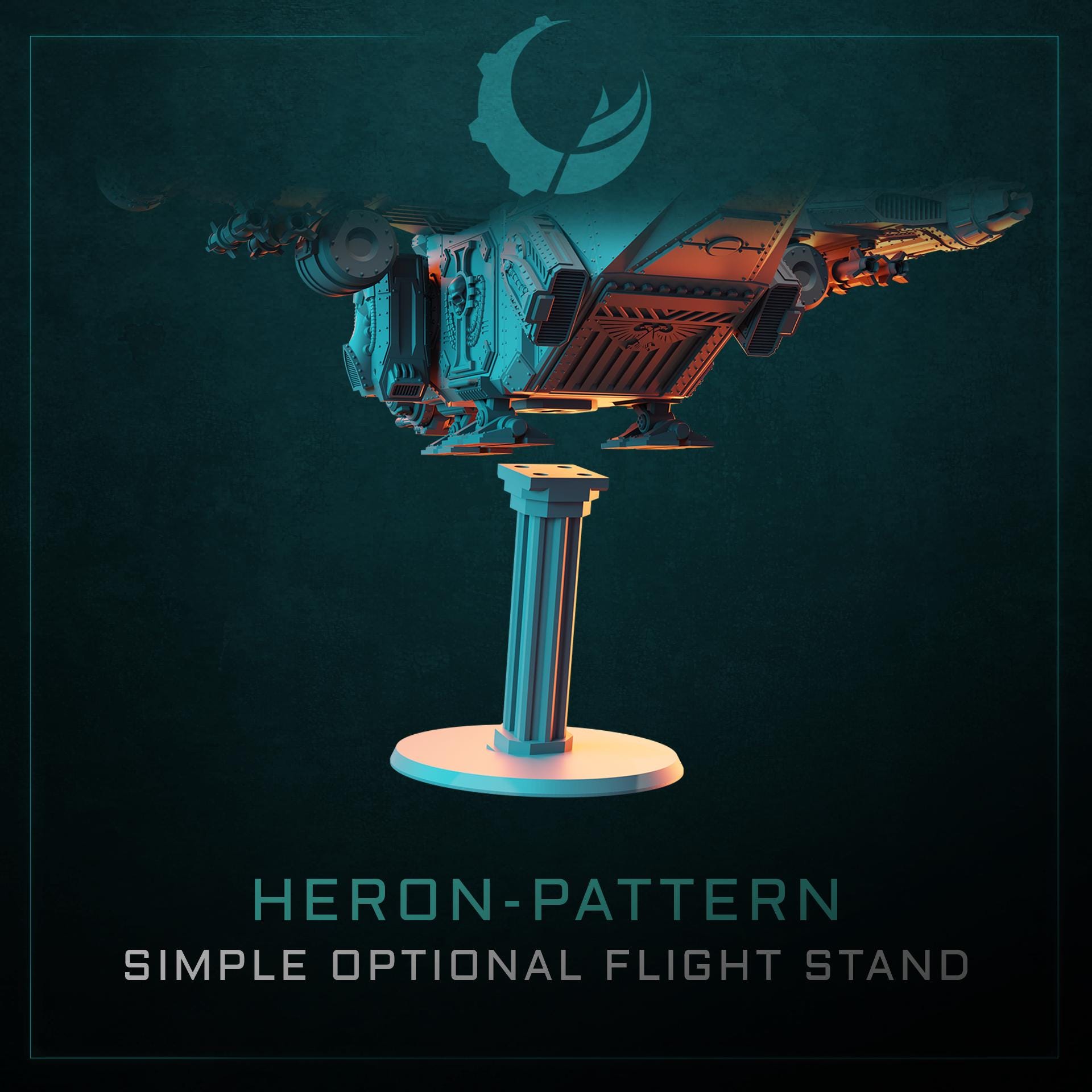 Heron-pattern VTOL Assault Carrier - Maelstrom Designworks - Tabletop ...