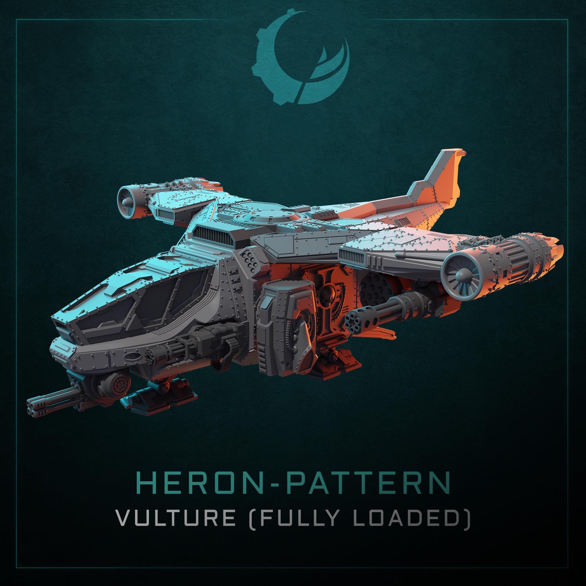 Heron-pattern VTOL Assault Carrier - Maelstrom Designworks - Tabletop ...