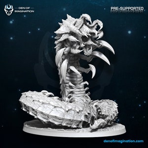Hive Kelth Devouring Serpent - Den of Imagination - Tabletop Wargaming Miniature Sci-Fi/Fantasy/Daemon - 28mm/30mm Tabletop model kit