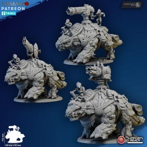 ウォーファング（1モデル） - ガマク - 卓上ウォーゲーミングミニチュアSF/ファンタジー/デーモン - 28 mm/30 mm卓上モデルキット