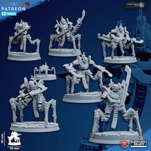 3 x Vanquishers - Ghamak - Tabletop Wargaming Miniature Sci-Fi/Fantasy/Daemon - 28mm/30mm Tabletop model kit