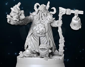 Plague Sorcerer - Den of Imagination - Bordmodell för krigsspel, Sci-Fi/Fantasy/Daemon - 28 mm/30 mm bordsmodellbyggsats