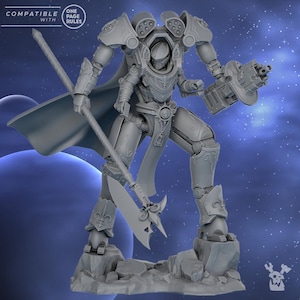 Commander Scythe in Exosuit - DakkaDakka.Store - Tabletop Wargaming Miniature Sci-Fi/Fantasy/Daemon - 28mm/30mm