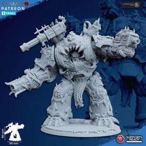 Eradicators possédés (2 modèles) - Ghamak - Jeux de guerre miniatures de table de science-fiction/fantastique/démon - Kit de modèles de table 28 mm/30 mm