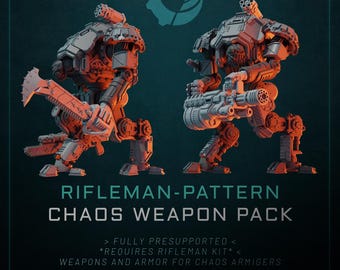 Rilfeman-Pattern Chaos Warmachine - Maelstrom Designworks - Tabletop Wargaming Miniature Sci-Fi/Fantasy/Daemon - 28mm/30mm Tabletop kit