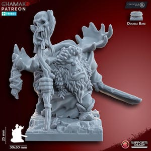 Urrok Shaman - Ghamak - Tabletop Wargaming Miniature Sci-Fi/Fantasy/Daemon - 28mm/30mm Tabletop model kit