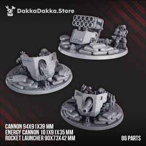 The Phaeton Heavy Artillery Team (1 model) - DakkaDakka.Store - Tabletop Wargaming Miniature Sci-Fi/Fantasy/Daemon - 28mm/30mm Tabletop