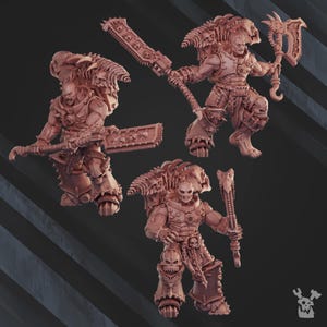 Possessed Butchers (3 models) - DakkaDakka.Store - Tabletop Wargaming Miniature Sci-Fi/Fantasy/Daemon - 28mm/30mm
