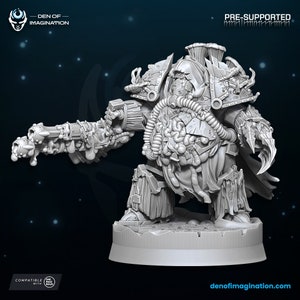 Plague Lord - Den of Imagination - Tabletop Wargaming Miniature Sci-Fi/Fantasy/Daemon - 28mm/30mm Tabletop model kit