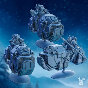 3 x Stormbringers Bike Squad - DakkaDakka.Store - Tabletop Wargaming Miniature Sci-Fi/Fantasy/Daemon - 28mm/30mm