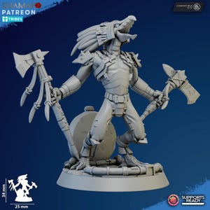 Prime Scavenger - Ghamak - Tabletop Wargaming Miniature Sci-Fi/Fantasy/Daemon - 28mm/30mm Tabletop model kit
