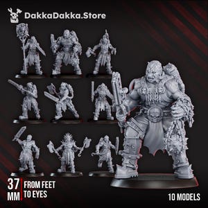 Escuadrón Hienas Locas (10 miniaturas) - DakkaDakka.Store - Juegos de mesa de guerra en miniatura de ciencia ficción, fantasía y demonios - 28 mm/30 mm