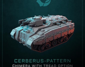 Cerberus-mönster pansartransportfordon - Maelstrom Designworks - Bordsmodell Krigsspel Miniatyr Sci-Fi/Fantasy/Daemon - 28 mm/30 mm Bordsmodell