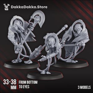 Iron Executioner Squad (3 models) - DakkaDakka.Store - Tabletop Wargaming Miniature Sci-Fi/Fantasy/Daemon - 28mm/30mm Tabletop model kit