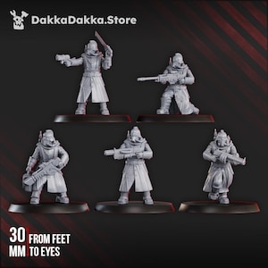 5 x 2nd Death Division Grenadier Squad - DakkaDakka.Store - Tabletop Wargaming Miniature Sci-Fi/Fantasy/Daemon - 28mm/30mm Tabletop model