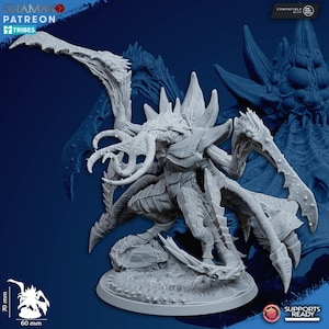 シュラウデッド リーパー - ガマク - 卓上ウォーゲーム ミニチュア SF/ファンタジー/デーモン - 28 mm/30 mm 卓上モデルキット