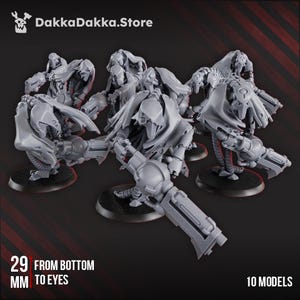 Iron Phantoms Squad (10 models) - DakkaDakka.Store - Tabletop Wargaming Miniature Sci-Fi/Fantasy/Daemon - 28mm/30mm Tabletop model kit