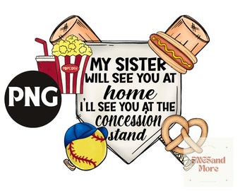 Little Brother Png, Softball Png, Sublimation Transfer, Digital Image