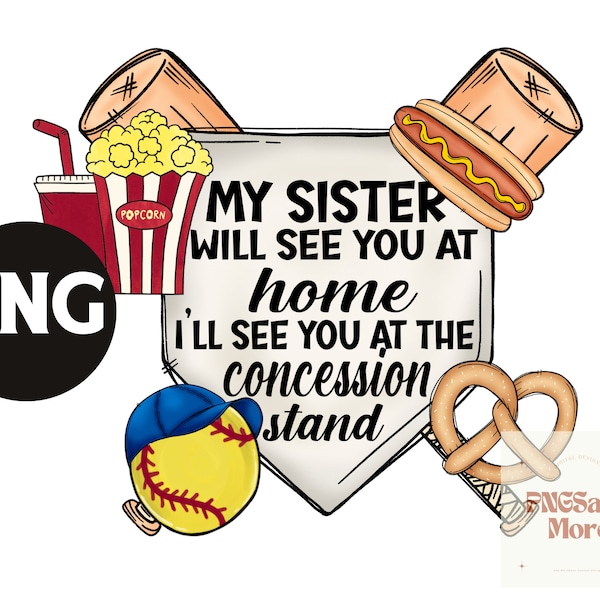 Little Brother Png, Softball Png, Sublimation Transfer, Digital Image