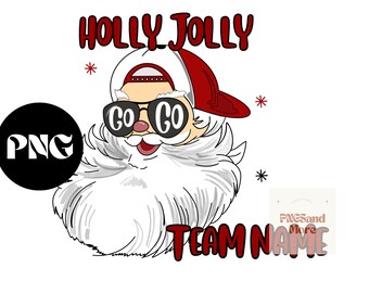 Santa Png, Christmas png, Sport Png,  Sublimation Transfer, Digital Image