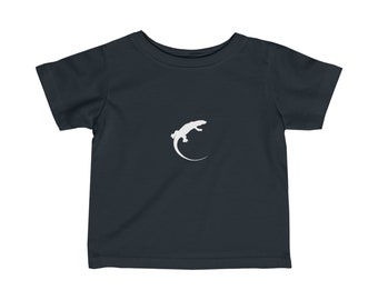 T-shirt en jersey fin pour bébé | T-shirt enfant lézard | Cadeau d'anniversaire | -shirt Lézard | Animal australien | Amoureux des animaux | Amoureux des lézards