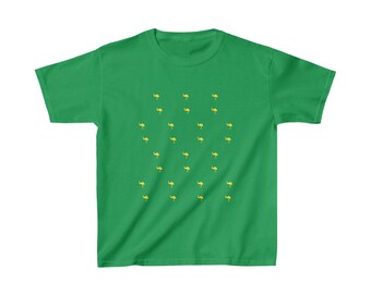 Kids Heavy Cotton™ | Emu Children's T shirt| Birthday Gift | Emu T-shirt | Aussie Animal | Animal Lover | Emu Lover