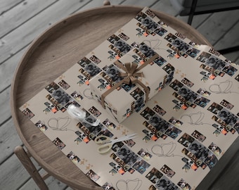 BTS Aesthetic Wrapping Paper, KPop Gift Decor