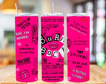 Burn Book 20 oz Sublimation Tumbler Wrap, Burn Book, Mean Girls, Tumbler Wrap 20 oz, impression par sublimation, Burn Book PNG, téléchargement numérique