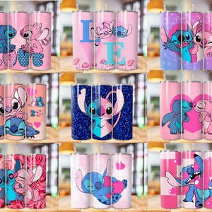 300 Stitch Tumbler Wrap Designs Bundle, Stitch Sublimation Designs, 20 oz Stitch Tumbler Wrap PNG, Lilo & Stitch Sublimation, Commercial image 5