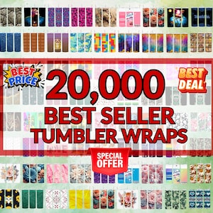 20k ultimate tumbler wrap bundle, bestseller tumbler wrap bundle, tumbler wrap sublimation, tumbler wrap designs, tumbler wrap download
