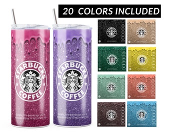 20 fichiers d'emballage pour gobelet Starbucks, paquet Starbucks, Starbucks goutte à goutte pailleté, emballage pour gobelet Starbucks, gobelet best-seller, Starbucks PNG