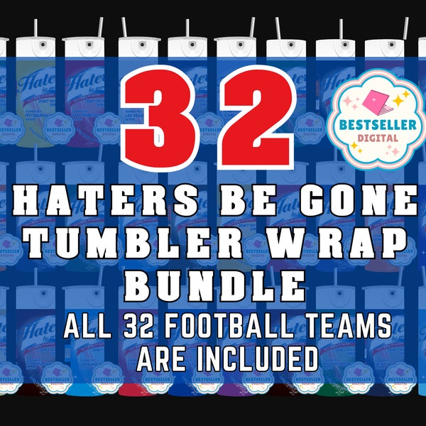 Haters Be Gone Spray, Bitch Spray, Football Tumbler, Haters be gone, Rams, Raiders, Cowboys, Steelers, Browns, Chargers, , Bills, Patriots