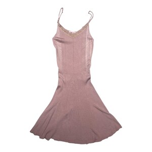 victoria secret knit dress Vintage Drop Waist Lace Cable knit