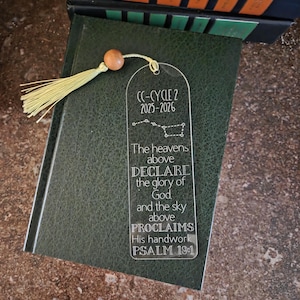 Cycle 2 Classical Conversations Bookmark Tutor, Director, or student gift