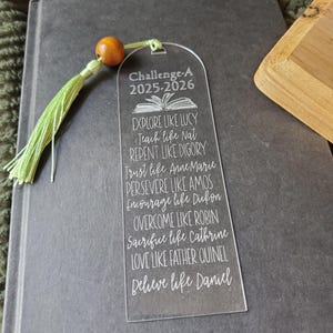 Challenge A Bookmark, CC, Bookmark, Classical Conversations, Gift, Challenge