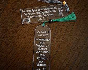 Cycle 3 - Classical Conversations Etched Bookmark