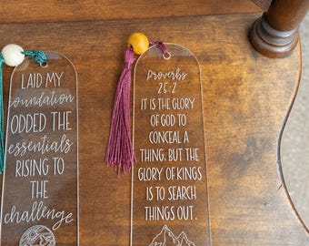 Classical Conversations Etched Bookmark Gift