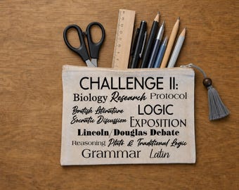 CC Challenge II Strands or Motto- Zippered Bag