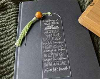 Challenge A Etched Bookmark, CC, Bookmark, Classical Conversations, Gift, Challenge